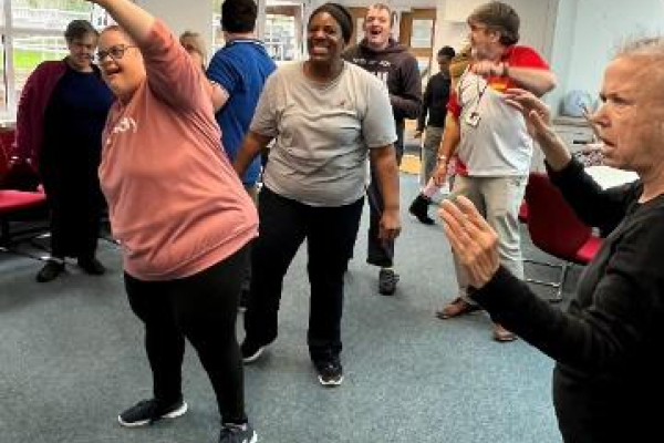 Exercising Arms  And Bodies